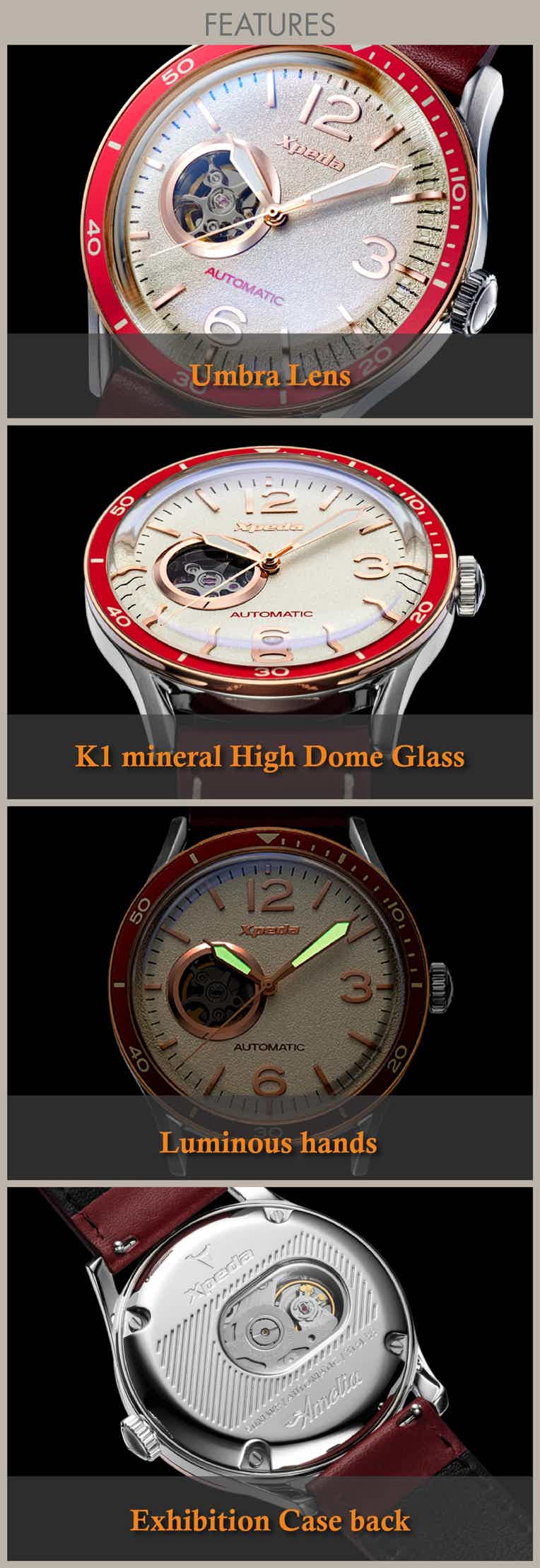Xpeda Amelia Automatic Pilot Watch